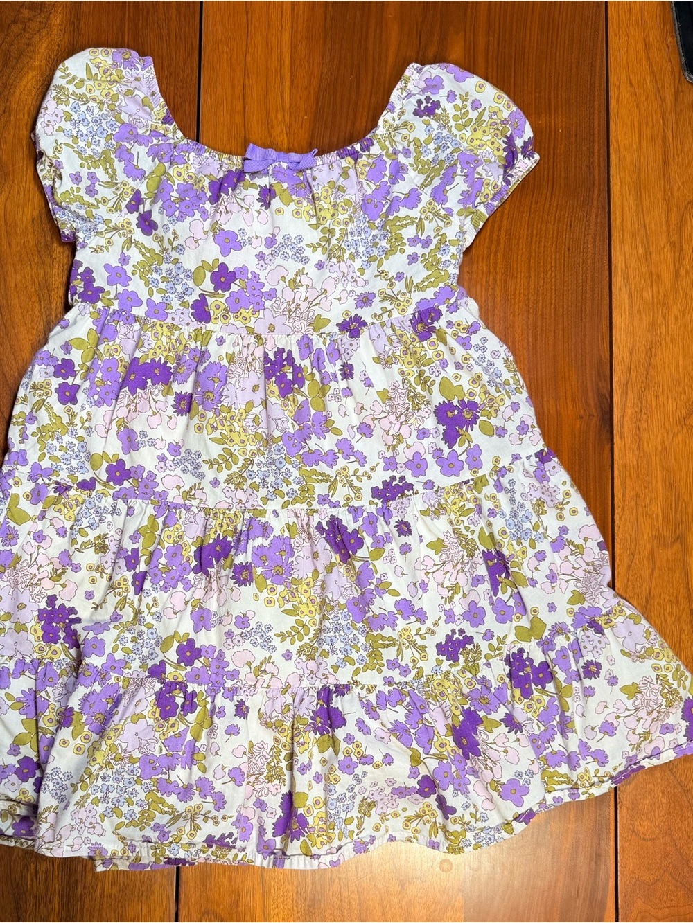 Gymboree floral purple dress size 5
